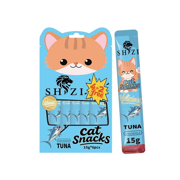 SHİZİ 4+2 KEDİ PUDİNGİ TON BALIKLI 15grX6adet